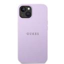 Guess PU Saffiano Hard Case for iPhone 14 Plus (6.7") - Purple [ GUHCP14MPSASBPU ]