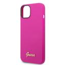 Guess Silicone PC Camera Script Logo Hard Case for iPhone 14 Plus (6.7") - Fuschia [ GUHCP14MSLSMF ] - SW1hZ2U6MTM4NjM5OA==