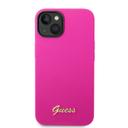 Guess Silicone PC Camera Script Logo Hard Case for iPhone 14 Plus (6.7") - Fuschia [ GUHCP14MSLSMF ] - SW1hZ2U6MTM4NjQwMg==