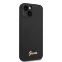 Guess Silicone PC Camera Script Logo Hard Case for iPhone 14 Plus (6.7") - Black [ GUHCP14MSLSMK ] - SW1hZ2U6MTM4NzA3OA==