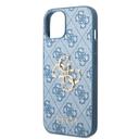 Guess PU 4G Big Metal Logo Hard Case for iPhone 14 (6.1") - Blue [ GUHCP14S4GMGBL ] - SW1hZ2U6MTM4Mzc5OQ==