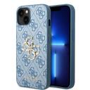 Guess PU 4G Big Metal Logo Hard Case for iPhone 14 (6.1") - Blue [ GUHCP14S4GMGBL ] - SW1hZ2U6MTM4MzgwOQ==