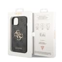 Guess PU 4G Big Metal Logo Hard Case for iPhone 14 (6.1") - Gray [ GUHCP14S4GMGGR ] - SW1hZ2U6MTM4MzQxMw==