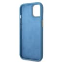 كفر ايفون 14 أزرق جيس Guess PC/TPU 4G PU Case With Metal Camera Outline & Buttons For iPhone 14 Blue