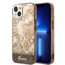 Guess PC/TPU IML Case With Double Layer Electroplated Camera Outline & Toile De Jouy For iPhone 14 - Ochre [ GUHCP14SHGPLHC ] - SW1hZ2U6MTM4MzI4OQ==