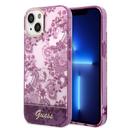 Guess PC/TPU IML Case With Double Layer Electroplated Camera Outline & Toile De Jouy For iPhone 14 - Fuschia [ GUHCP14SHGPLHF ] - SW1hZ2U6MTM4MzE2OQ==