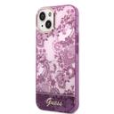 Guess PC/TPU IML Case With Double Layer Electroplated Camera Outline & Toile De Jouy For iPhone 14 - Fuschia [ GUHCP14SHGPLHF ] - SW1hZ2U6MTM4MzE3OQ==