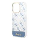 Guess 4G Electro Script Hard Case for iPhone 14 Pro Max (6.7") - Blue [ GUHCP14XHG4MHB ] - SW1hZ2U6MTM4NTc3NQ==