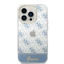 Guess 4G Electro Script Hard Case for iPhone 14 Pro Max (6.7") - Blue [ GUHCP14XHG4MHB ] - SW1hZ2U6MTM4NTc3Nw==