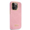 Guess Pu Croco Case With Metal Camera Outline For iPhone 14 Pro Max - Pink [ GUHCP14XHGCRHP ] - SW1hZ2U6MTM4MzA3Mw==