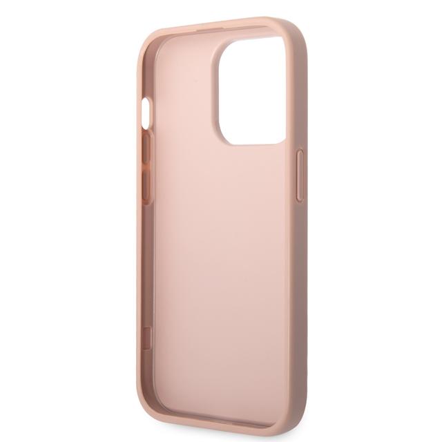 كفر ايفون 14 برو ماكس زهر جيس Guess Saffiano Double Card Hard Case for iPhone 14 Pro Max Pink - SW1hZ2U6MTM4NjE0Mw==