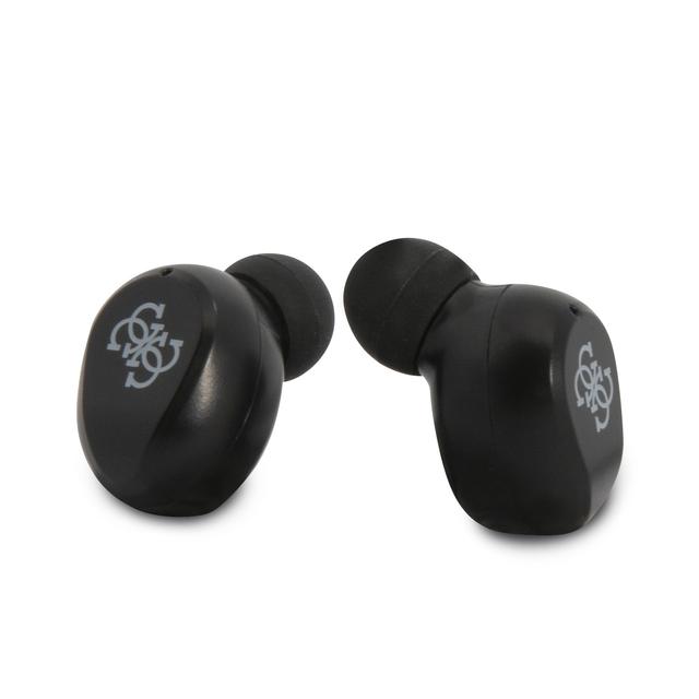 Guess Classic Logo True Wireless Bluetooth Earbuds V5.0 with Charging Case - Black [ GUTWST31EK ] - SW1hZ2U6MTM4NzIxOA==