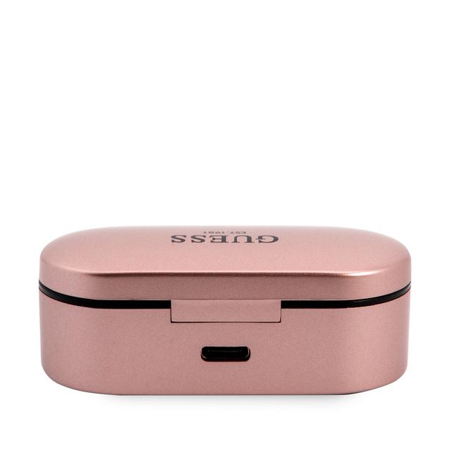 Guess Classic Logo True Wireless Bluetooth Earbuds V5.0 with Charging Case - Pink [ GUTWST31EP ] - SW1hZ2U6MTM4NzIyNQ==