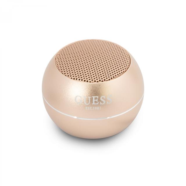 Guess Aluminum Bluetooth Mini Speaker - Gold [ GUWSALGED ] - SW1hZ2U6MTM4NzMyMw==