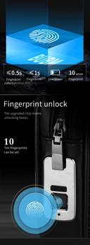 حقيبة يد رجالية بالبصمة Leather Fingerprint Bag for Men - SW1hZ2U6MTM2MTk0Mw==