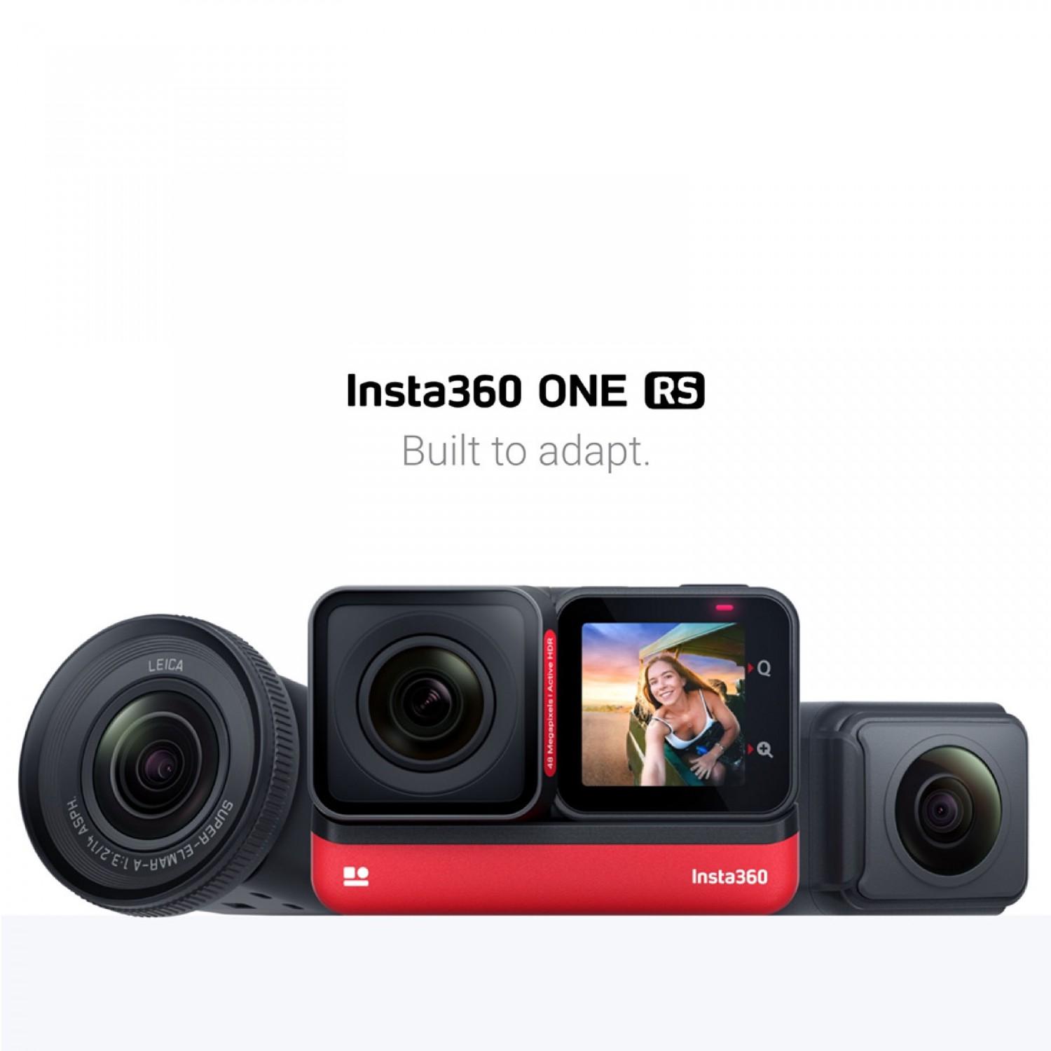 Insta360 One RS Twin Edition Interchangeable Lens Action Cam - Black [ INSTA360-ONERS-BK ]