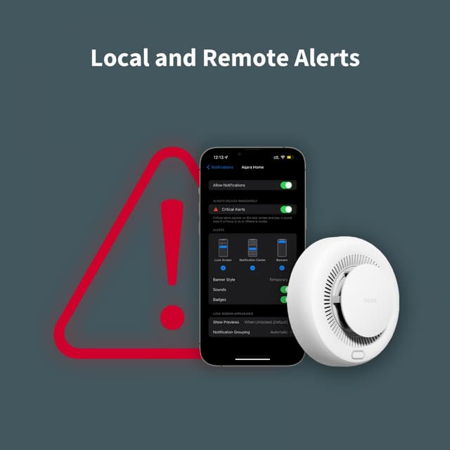 Aqara Smart Smoke Detector - White [ JY-GZ-03AQ-WH ]