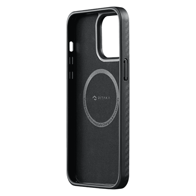 Pitaka MagEZ Case Pro for iPhone 14 Pro ( 6.1" ) - Black/Grey Twill [ KI1401PP ]