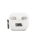 Karl Lagerfeld Silicone Choupette Case for Apple Airpods 3 - White [ KLACA3SILCHWH ] - SW1hZ2U6MTM4Nzk5MQ==