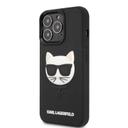 Karl Lagerfeld 3D Rubber Case Choupette Head For iPhone 13 Pro (6.1") - Black [ KLHCP13LCH3DBK ] - SW1hZ2U6MTM4ODQ1OA==