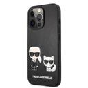 Karl Lagerfeld PU Leather Case Karl & Choupette Bodies Embossed For iPhone 13 Pro (6.1") - Black [ KLHCP13LPCUSKCBK ] - SW1hZ2U6MTM4ODU3NQ==