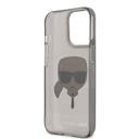 Karl Lagerfeld TPU Full Glitter Karl Head Case For iPhone 13 Pro Max (6.7") - Black [ KLHCP13XKHTUGLB ] - SW1hZ2U6MTM4ODgzOQ==