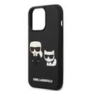كفر جوال ايفون 14 برو ثري دي رابر لون أسود من كارل لاغرفيلد Karl Lagerfeld 3D Rubber Karl & Choupette Hard Case for iPhone 14 Pro - SW1hZ2U6MTM5MDIwOQ==