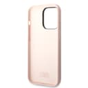 كفر جوال ايفون 14 برو سيليكون لون وردي من كارل لاغرفيلد Karl Lagerfeld Silicone NFT Choupette Hard Case for iPhone 14 Pro - 280509