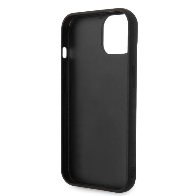 كفر جوال ايفون 14 بلس نايلون منفوخ ايكونيك لون أسود من كارل لاغرفيلد Karl Lagerfeld Nylon Puffy Ikonik Pin Hard Case for iPhone 14 Plus - SW1hZ2U6MTM4OTQ4MQ==