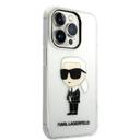 كفر جوال ايفون 14 برو ماكس ايكونيك لون شفاف من كارل لاغرفيلد Karl Lagerfeld IML NFT Ikonik Hard Case for iPhone 14 Pro Max - SW1hZ2U6MTM5MTQyOQ==