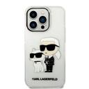 Karl Lagerfeld IML Glitter NFT Karl & Choupette Hard Case for iPhone 14 Pro Max - Transparent [ KLHCP14XHNKCTGT ] - SW1hZ2U6MTM5MDQ3Nw==