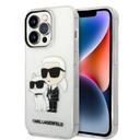 Karl Lagerfeld IML Glitter NFT Karl & Choupette Hard Case for iPhone 14 Pro Max - Transparent [ KLHCP14XHNKCTGT ] - SW1hZ2U6MTM5MDQ3OQ==