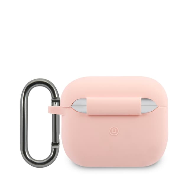 Lacoste Liquid Silicone Glossy Printing Logo Case For Airpods 3 - Pink [ LCA3SI ] - 689020