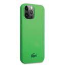 Lacoste HC Liquid Silicone & Microfiber Glossy Printing Logo Case For iPhone 14 Pro - Green [ LCHCP14LSN ] - 281485