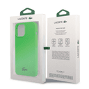 Lacoste HC Liquid Silicone & Microfiber Glossy Printing Logo Case For iPhone 14 Pro - Green [ LCHCP14LSN ] - 281489