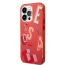 كفر حماية ايفون 14 برو أحمر لاكوست Lacoste HC IML Double Layer & Dyed Bumper Lettrines Case For iPhone 14 Pro Red - 281513