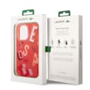 كفر حماية ايفون 14 برو أحمر لاكوست Lacoste HC IML Double Layer & Dyed Bumper Lettrines Case For iPhone 14 Pro Red - 281514