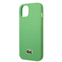 Lacoste Hard Case Iconic Petit Pique PU Woven Logo Estragon For iPhone 14 Plus - Green [ LCHCP14MPVCN ] - SW1hZ2U6MTM5MjYyMA==