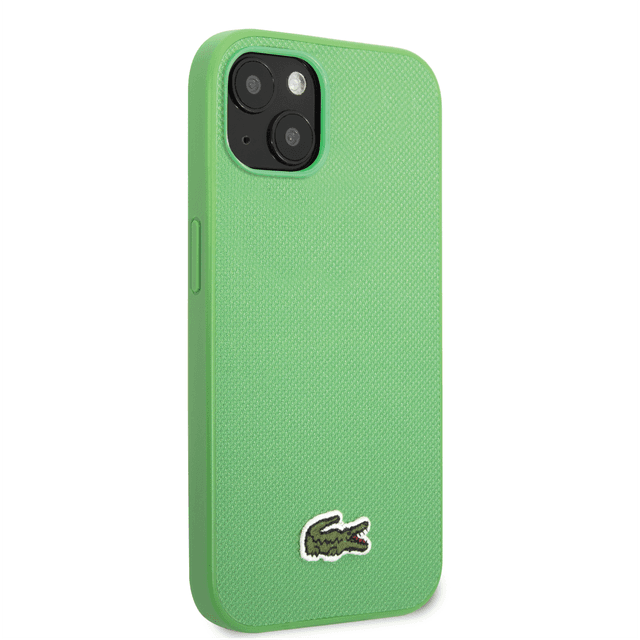 كفر حماية ايفون 14 بلس أخضر لاكوست Lacoste Hard Case