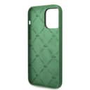 Lacoste HC Liquid Silicone & Microfiber Allover Pattern Case For iPhone 14 Pro Max - Green [ LCHCP14XSON ] - 281610