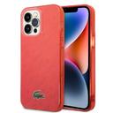 كفر حماية ايفون 14 برو ماكس أحمر لاكوست Lacoste HC IML Double Layer & Dyed Bumper Signature Pattern Case For iPhone 14 Pro Max Red
