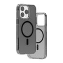 كفر ايفون لجوال ايفون 14 برو ماكس بلون أسود فاتح ليفيلو  Levelo MagSafe Clara iPhone 14 Pro Max Clear Back Case Smoke Clear - SW1hZ2U6MTM5NDI1OQ==
