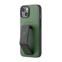 Levelo Morphix Gripstand iPhone 14 Plus PU Leather Case - Forest Green [ LVLMORPHIX14M-FTGN ] - SW1hZ2U6MTM5NDM5OQ==