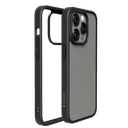 كفر ايفون لجوال ايفون 14 برو بلون شفاف وأسود ليفيلو  Levelo Solo iPhone 14 Pro Clear Back Case Black - 281730