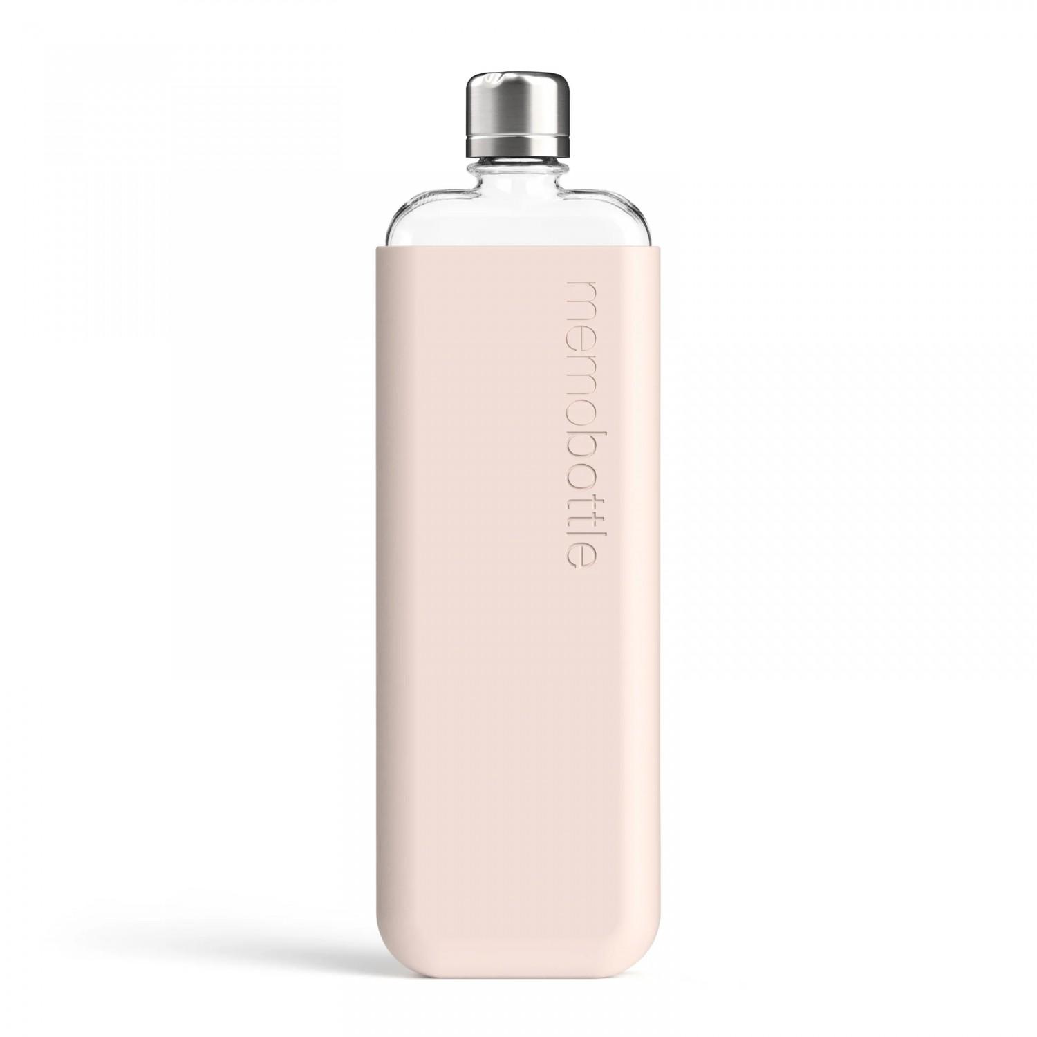 كفر سيلكون متوافق مع مطارة ماء ميمو باتل سليم وردي Memobottle Slim Silicone Sleeve