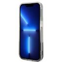 جراب ايفون 14 برو شفاف بشعار نجمة من مرسيدس بنز Mercedes-Benz Aluminium Case With Star Pattern For iPhone 14 Pro - Transparent
