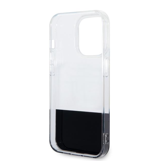 جراب ايفون 14 برو شفاف بشعار نجمة من مرسيدس بنز Mercedes-Benz Aluminium Case With Star Pattern For iPhone 14 Pro - Transparent