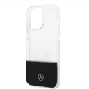 Mercedes-Benz Aluminium Case With Star Pattern For iPhone 14 Pro - Transparent - SW1hZ2U6MTM5NTQ3MA==