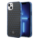 Mercedes-Benz Double Layer PC/ TPU Case With Large Star Pattern For iPhone 14 Plus - Black/Blue [ MEHCP14M8DPMGL ] - SW1hZ2U6MTM5NjA2NQ==