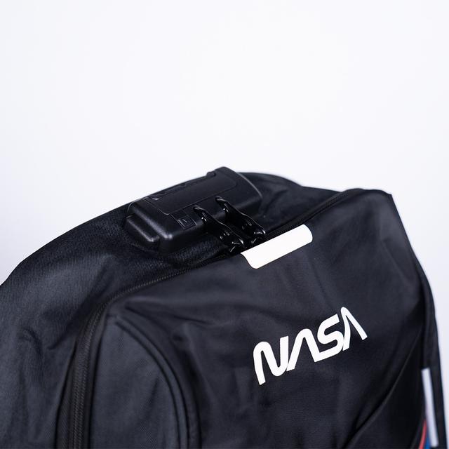 شنطة ظهر للابتوب قماش ناسا أسود Nasa Laptop Backpack with Combination Lock - SW1hZ2U6MTM5NjE0NQ==